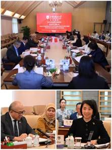 印度尼西亚驻华公使裴连杰访问北京外国语大学